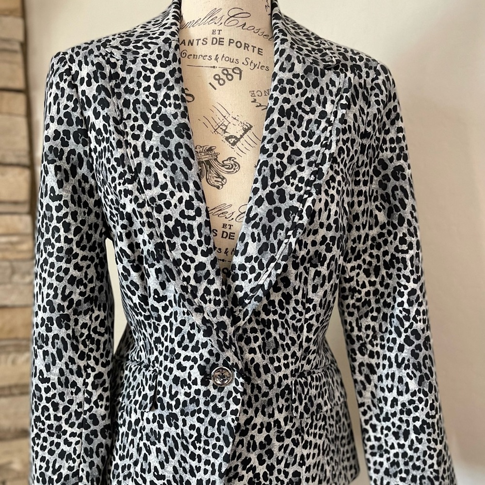 WHBM Leopard Print Blazer NWT-Boutique